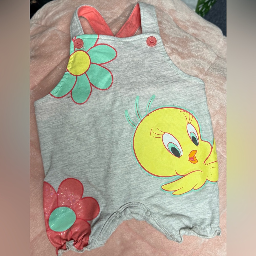 Looney Tunes Baby Outfit 0-3M